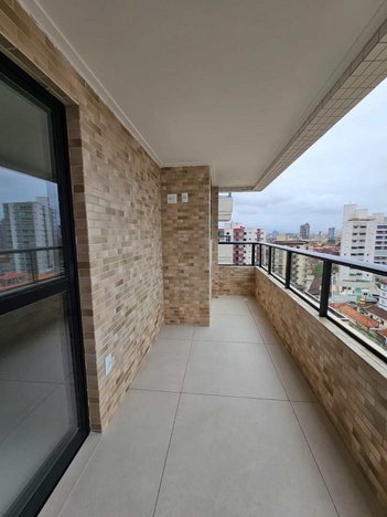 apartment em Rua São Benedito, Caiçara - Praia Grande - SP