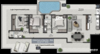 apartment em Capitão Romualdo de Barros, Carvoeira - Florianópolis - SC