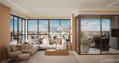 apartment em Rua Carneiro Lobo, Água Verde - Curitiba - PR