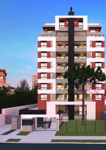 apartment em Rua Nicarágua, Bacacheri - Curitiba - PR