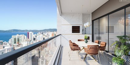 apartment em Rua 234, Meia Praia - Itapema - SC