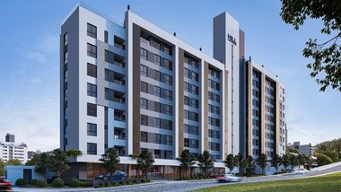 apartment em Rua Jacó Brueckheimer, Velha - Blumenau - SC