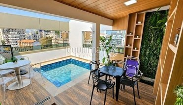 apartment em Avenida da Saudade, Enseada - Guarujá - SP