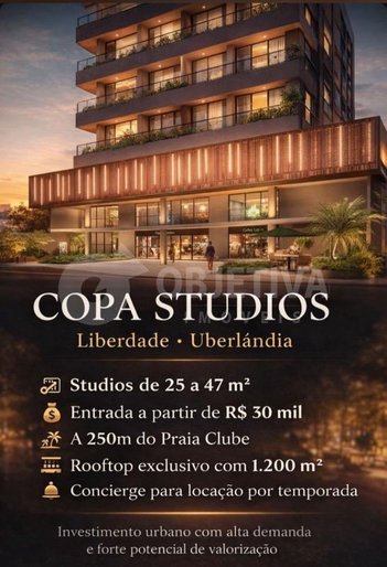 apartment em Avenida Liberdade, Patrimônio - Uberlândia - MG