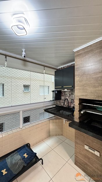 apartment em Rua Doutor João Sampaio, Guilhermina - Praia Grande - SP