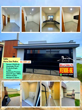 house em Rua Joinville, Jardim Novo São Pedro - Salto - SP