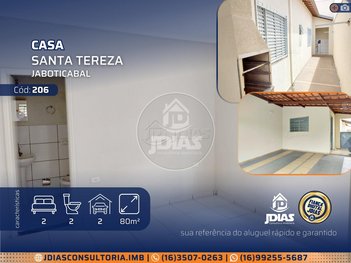 house em Rua João Kamla, Vila Santa Tereza - Jaboticabal - SP