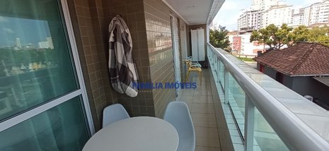 apartment em Avenida Doutor Bernardino de Campos, Campo Grande - Santos - SP