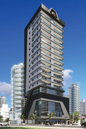 apartment em Rua 224, Meia Praia - Itapema - SC