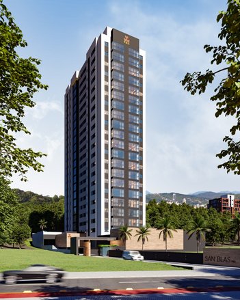 apartment em Rua Hermann Huscher, Vila Formosa - Blumenau - SC