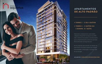 apartment em Rua Carlos Maria Auricchio, Condomínio Royal Park - São José dos Campos - SP