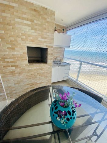 apartment em Avenida Presidente Castelo Branco, Mirim - Praia Grande - SP