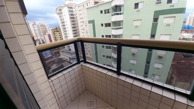 apartment em Avenida Presidente Kennedy, Guilhermina - Praia Grande - SP
