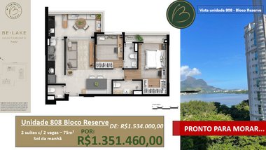 apartment em Rua Jacarandás da Península, Barra da Tijuca - Rio de Janeiro - RJ