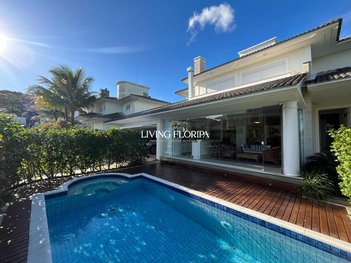 house em Estrada Haroldo Soares Glavan, Cacupé - Florianópolis - SC