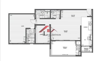 apartment em Rua Doutor Rubens Awada, Jardim - Santo André - SP