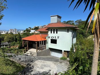 house em Rua das Palmeiras, Bosque das Mansões - São José - SC
