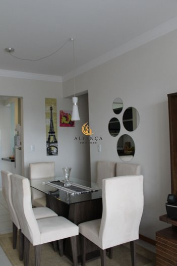 apartment em Rua Heriberto Hulse, Barreiros - São José - SC