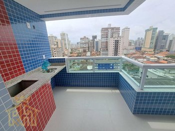 apartment em Rua Panamá, Guilhermina - Praia Grande - SP