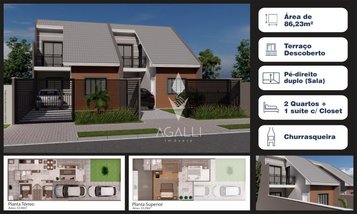 house em Rua Desembargador Antônio Franco Ferreira da Costa, Cajuru - Curitiba - PR