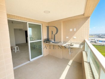 apartment em Rua Doutor Júlio de Mesquita Filho, Aviação - Praia Grande - SP