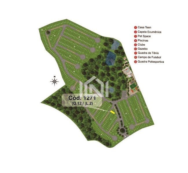 terreno a venda condominio lago dos passaros