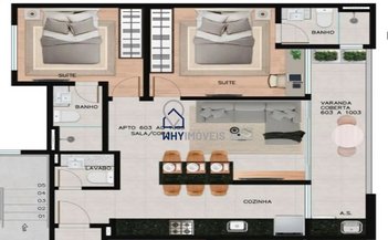 apartment em Rua Cristina, Santo Antônio - Belo Horizonte - MG