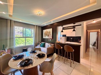 apartment em Avenida Juiz de Fora, Vila Voturua - São Vicente - SP