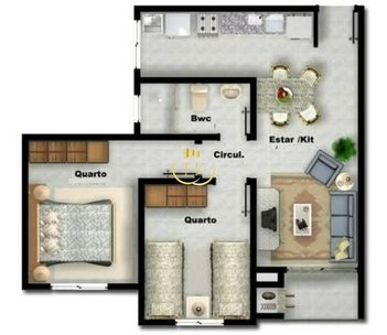 apartment em Rua David José dos Santos, São Sebastião - Palhoça - SC