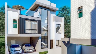 house em Rua Pedro Nolasko Pizzatto, Mercês - Curitiba - PR