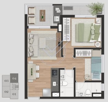 apartment em Rua Dona Leopoldina, Ipiranga - São Paulo - SP