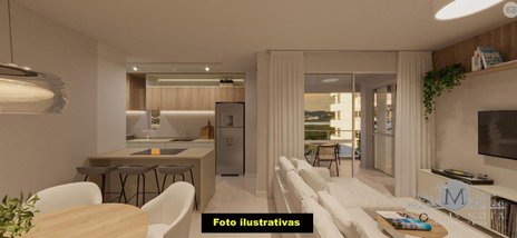 apartment em Haroldo Soares Glavan, Cacupé - Florianópolis - SC