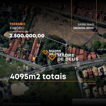 land_lot em Rua Antônia Sá e Silva, Tamatanduba - Eusébio - CE