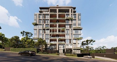 apartment em Rua Professor Pedro Viriato Parigot de Souza, Mossunguê - Curitiba - PR