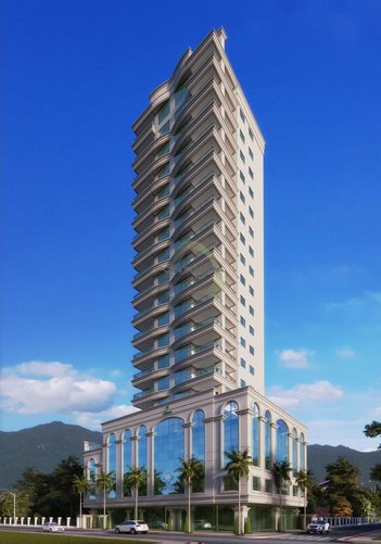 apartment em Rua 246, Meia Praia - Itapema - SC