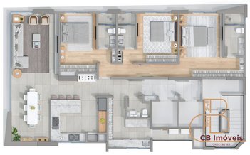 apartment em Rua 1401, Centro - Balneário Camboriú - SC