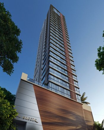 apartment em Rua 305, Meia Praia - Itapema - SC