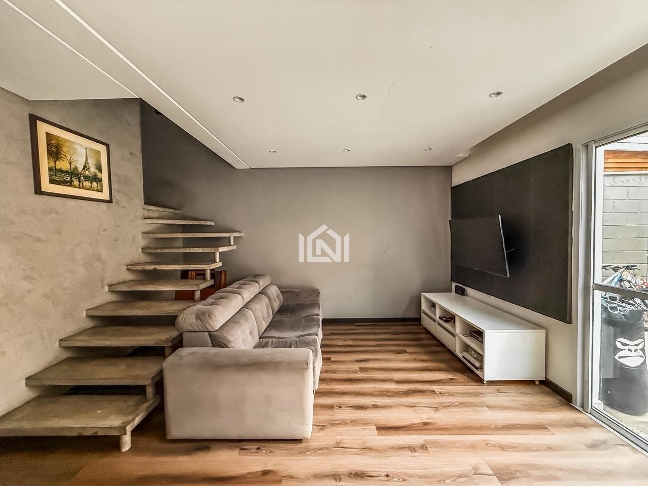 casa a venda no condomínio green village - sala de tv