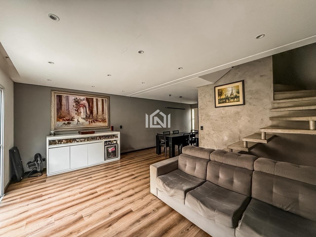 casa a venda no condomínio green village - sala de tv