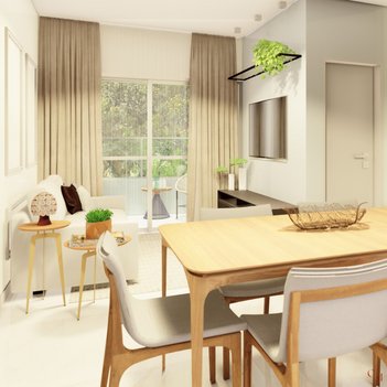 apartment em Pedro Gonzaga de Lima - 201 - residencial kaunis, Ponta de Matos - Cabedelo - PB