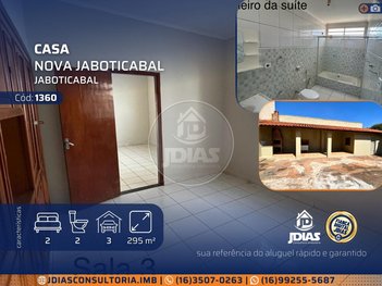 house em Rua Professora Ana Ramos de Carvalho, Nova Jaboticabal - Jaboticabal - SP