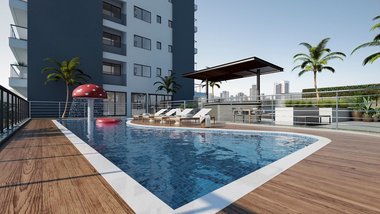 apartment em Rua Laura dos Santos Laurindo, Praia Brava de Itajaí - Itajaí - SC