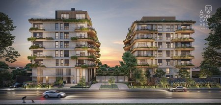 apartment em Rua Hermes Fontes, Batel - Curitiba - PR