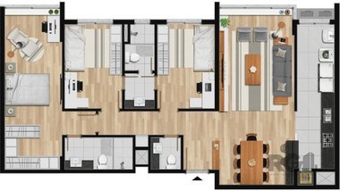 apartment em Costa Lima, Nonoai - Porto Alegre - RS