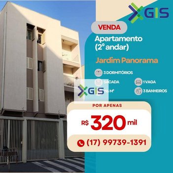 apartment em Rua José Picerni, Jardim Panorama - São José do Rio Preto - SP