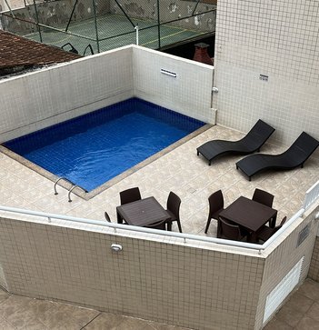 apartment em Rua Américo Vespúcio, Aviação - Praia Grande - SP