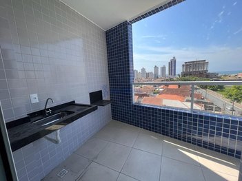 apartment em Rua Antilhas, Guilhermina - Praia Grande - SP