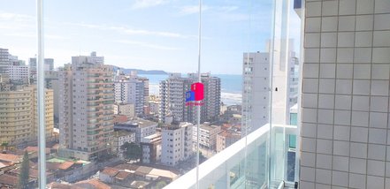 apartment em Rua Francisco Pettinati, Ocian - Praia Grande - SP