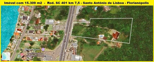 land_lot em Rodovia José Carlos Daux, Santo Antônio de Lisboa - Florianópolis - SC