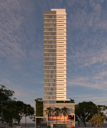 apartment em Rua 245, Meia Praia - Itapema - SC